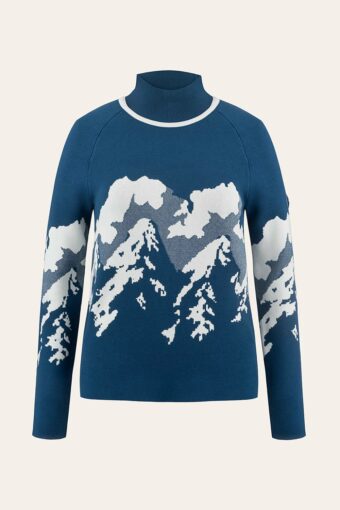 AMBRE KNIT PULLOVER - TWILIGHT BLUE, XS