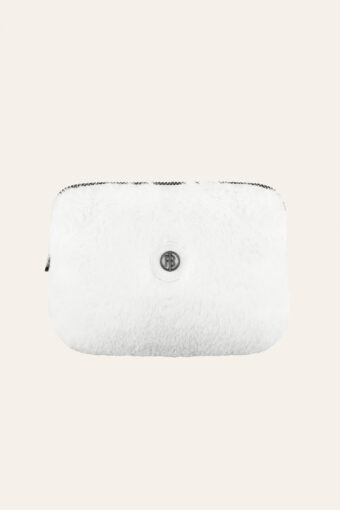 SAC CEINTURE POUCI EN FAUSSE FOURRURE - BUBBLY WHITE, Taille unique