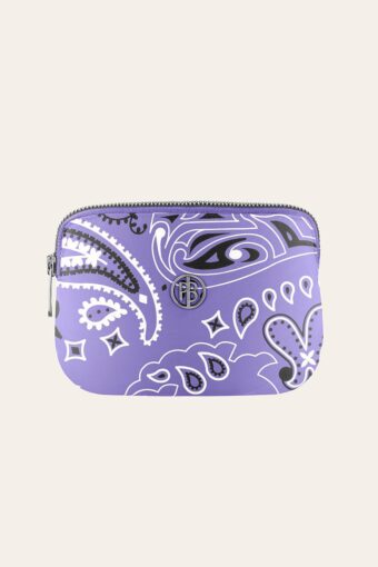 POUCI PAISLEY SKI BELT BAG - PAISLEY PURPLE, One size