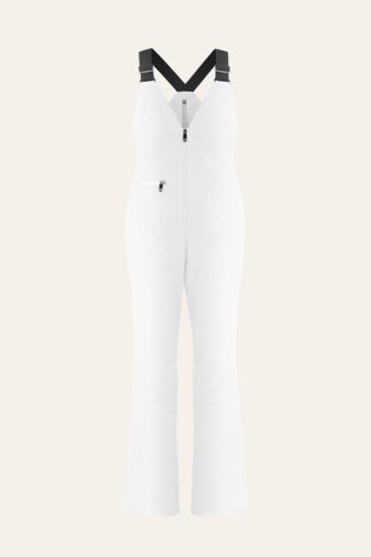 ELLA STRETCH SKI BIBPANTS - WHITE, XS