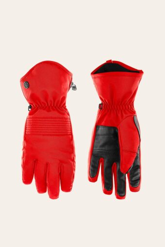 GLOVI SKI GLOVES WOMEN - SCARLET RED, S