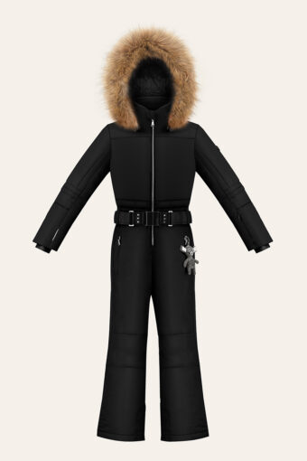 JENNY SKI OVERALL - BLACK, 8 years