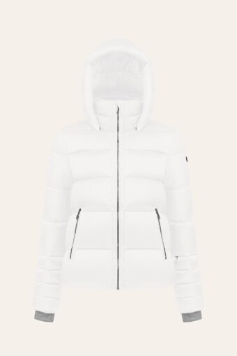 CELIA SKI DOWN JACKET - WHITE, XS