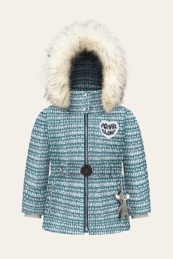 DOUDOUNE DE SKI JUNE - TWEED GOTHIC BLUE, 2 ans