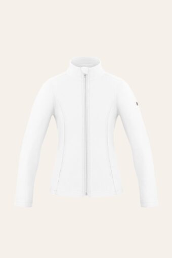 RUBY MICRO FLEECE JACKET - WHITE, 8 years