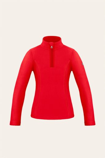 ROMY FLEECE SWEATER - SCARLET RED, 8 years