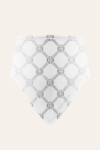 ROSA NECK WARMER ADULT - MONOGRAM WHITE, One size