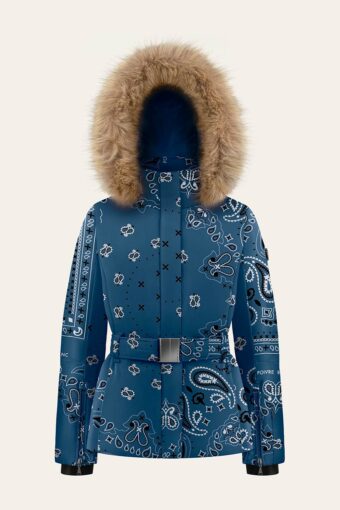 JOANA PAISLEY SKI JACKET - PAISLEY BLUE, 8 years