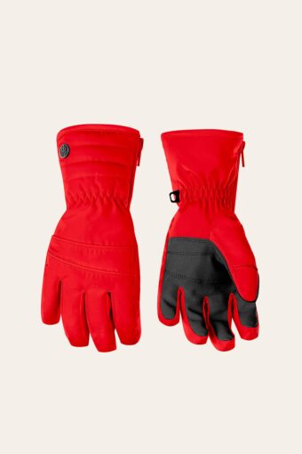 GANTII SKI GLOVES JUNIOR - SCARLET RED, 8 years