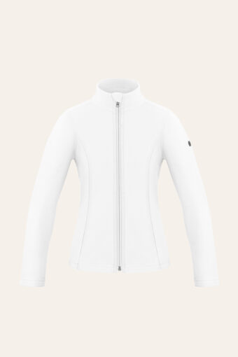 RUBY MICRO FLEECE JACKET - WHITE, 8 years