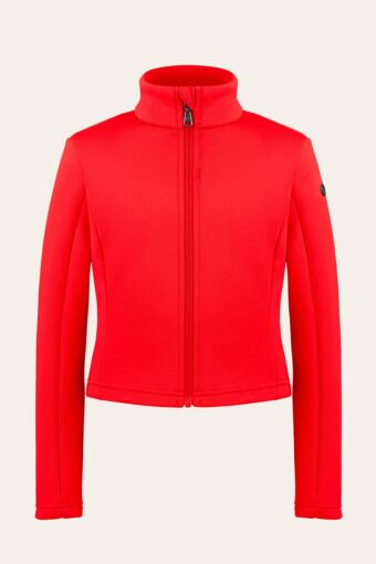 HELEN STRETCH FLEECE JACKET - SCARLET RED, 8 years