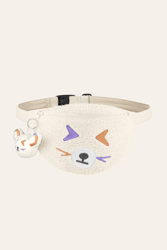 BANANI SHERPA WAIST BAG BABY GIRL - NATURAL WHITE, One size