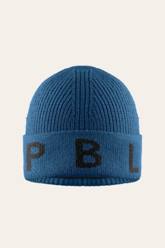 BINI KNIT BEANIE JUNIOR UNISEX - TWILIGHT BLUE, One size