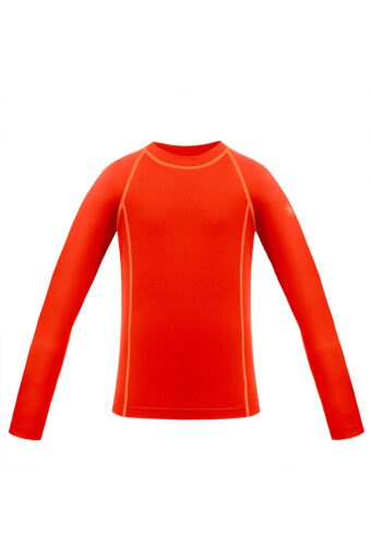 Sous-couche en laine mérinos Junior unisex - RHUBARB 2, 10 ans