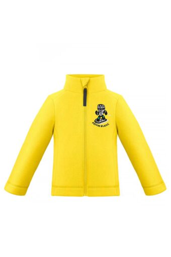 Veste en polaire avec broderie Petit garçon - CYBER YELLOW, 3 ans