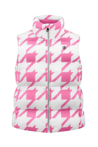 Doudoune sans manches synthétique Femme - CHECK LOLLY PINK, S