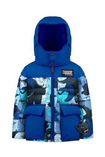 Synthetic Down Ski Jacket Petit garçon - NATURE BLUE-INFINITY BLUE, 5 ans