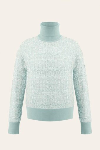 PULL-OVER ARIA - TWEED ALOE BLUE, XS