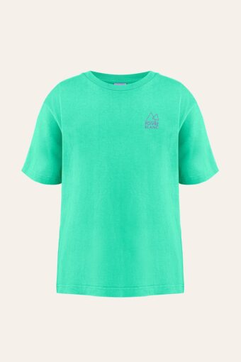 CLAUDE : TEE-SHIRT CLASSIQUE UNISEXE IMPRIMÉ "LA PLAGE" ADULTE - MENTHE, M