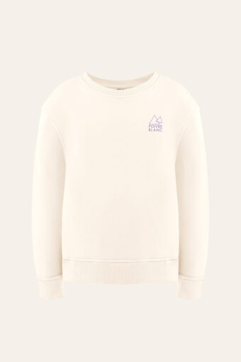 SWEAT UNISEXE DOMI IMPRIMÉ "WINTER" - OFF WHITE, XS