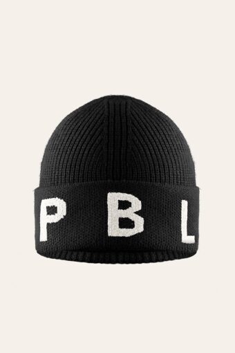 BONNET EN MAILLE BINI ENFANT - BLACK, Taille unique