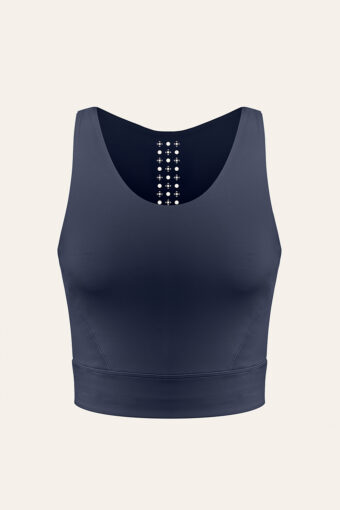 SIA CROP TOP - OXFORD BLUE, S