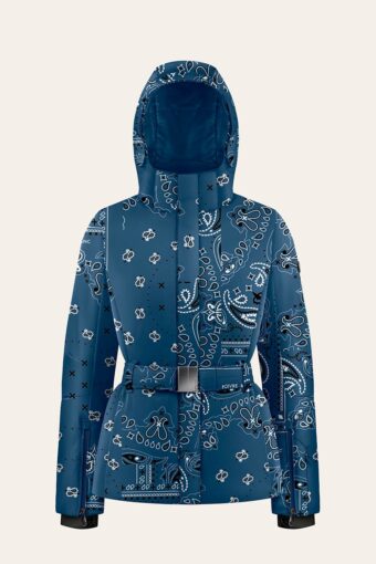 VESTE DE SKI  JOANA PAISLEY - PAISLEY BLUE, XS