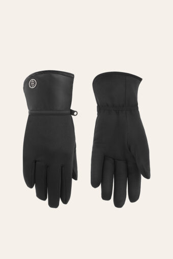 GANTS POLAIRE FLEECE FEMME - BLACK, L