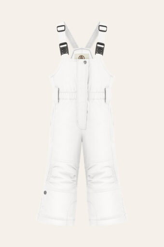 JADE SKI BIBPANTS - WHITE, 18 months