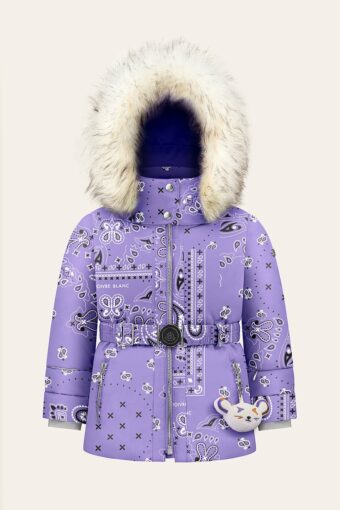 DOUDOUNE DE SKI JUNE PAISLEY - PAISLEY PURPLE, 18 mois