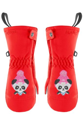 Moufles de ski Petite fille - SCARLET RED 9