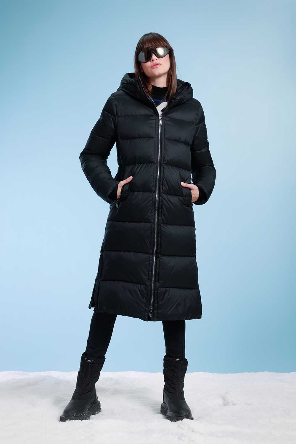 Doudoune longue synthétique Femme