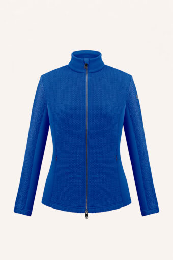 Women Smock Fleece Jacket - SMOCK INFINITY BLUE, XS