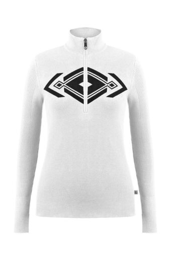 Pull-over en maille Femme - WHITE, XL