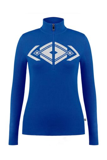 Pull-over en maille Femme - INFINITY BLUE, S