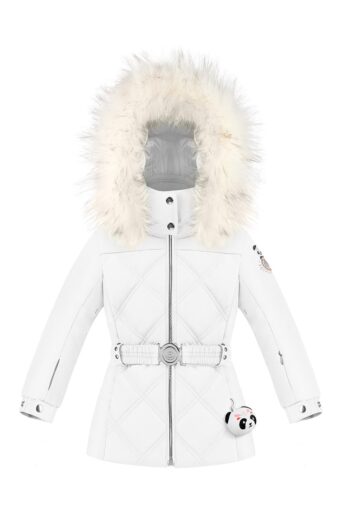 Veste de ski Petite fille - WHITE, 5 ans